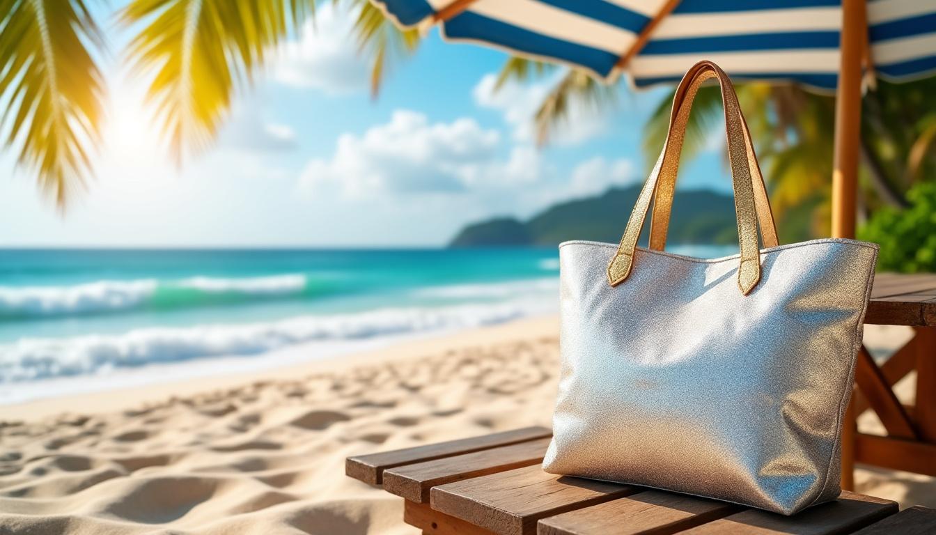 découvrez nos conseils pour choisir le meilleur cabas pailleté, parfait pour vos sorties à la plage alliant style et praticité.