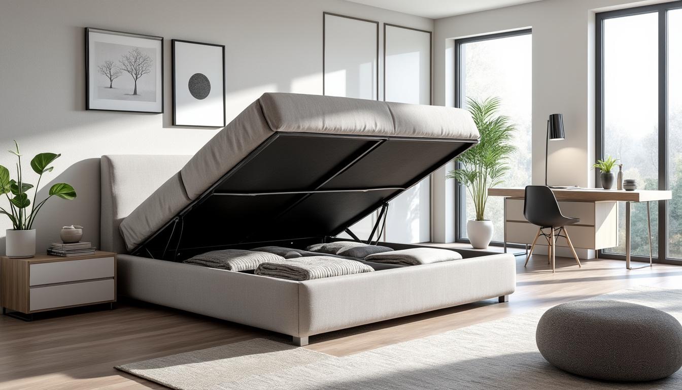 découvrez nos conseils pour choisir le meilleur lit coffre avec rangement adapté à votre chambre, alliant confort et optimisation de l'espace.