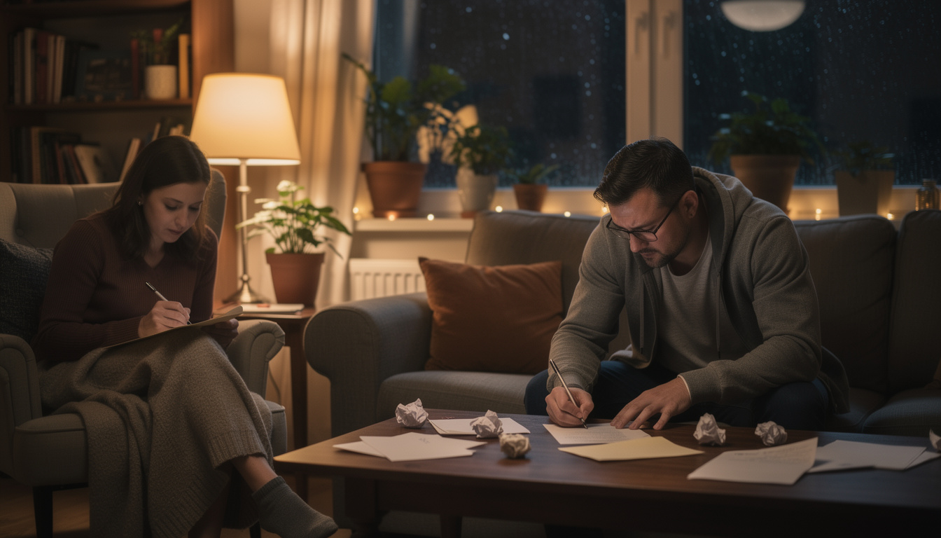 découvrez comment l'écriture de lettres entre partenaires en crise peut aider à exprimer ses émotions, mieux communiquer et transformer positivement leur relation.