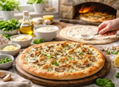 découvrez comment préparer des pizzas alfredo délicieuses et crémeuses facilement à la maison grâce à notre guide étape par étape et nos astuces gourmandes.