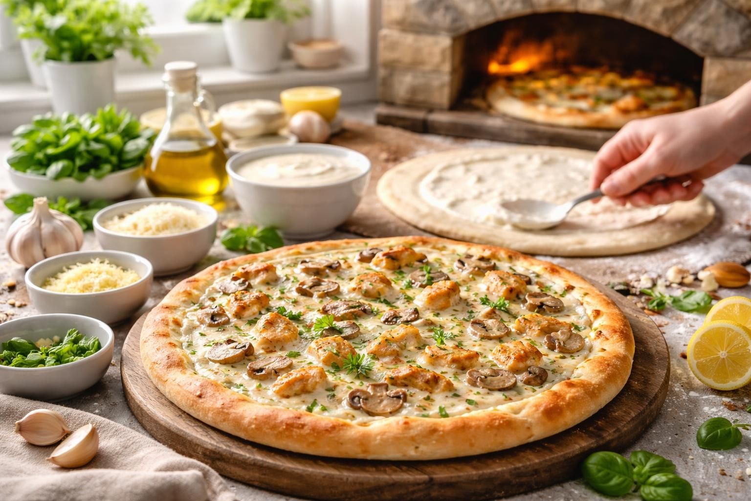 découvrez comment préparer des pizzas alfredo délicieuses et crémeuses facilement à la maison grâce à notre guide étape par étape et nos astuces gourmandes.