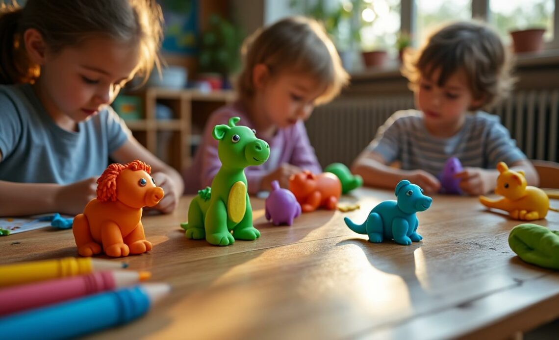découvrez des techniques simples et amusantes pour réaliser des animaux en pâte à modeler, parfaites pour les activités en maternelle. éveillez la créativité de vos enfants tout en développant leur motricité fine avec des projets ludiques et éducatifs !