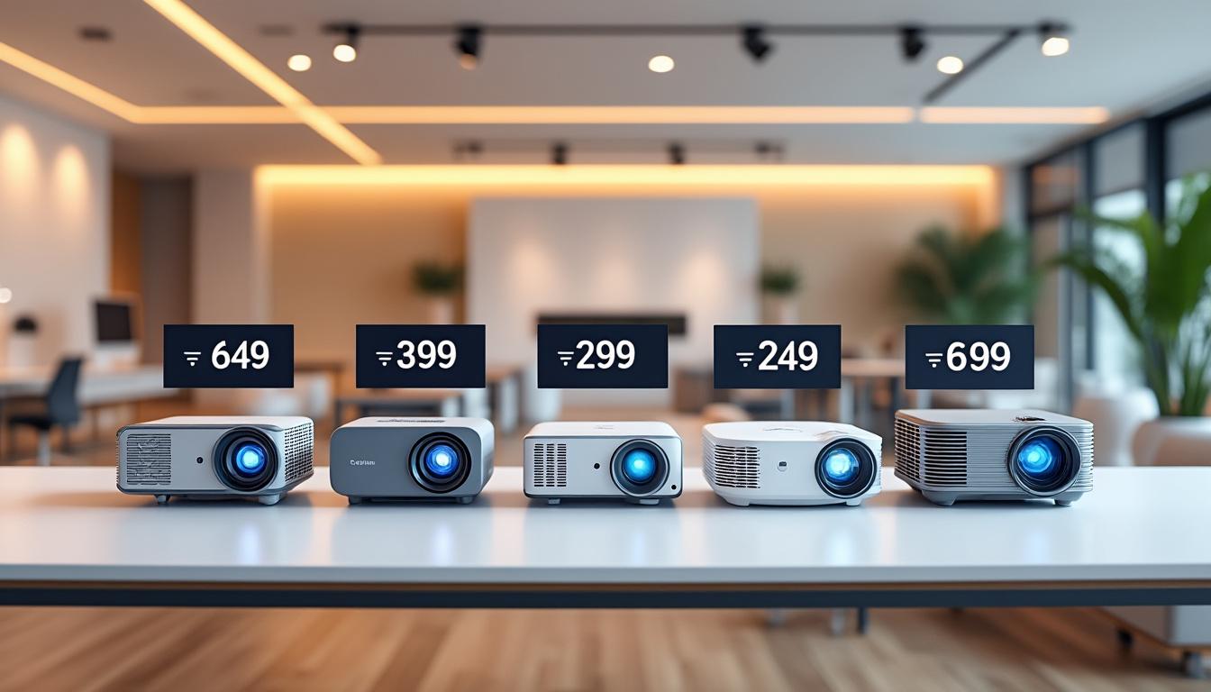 découvrez notre comparatif des prix des lampes de vidéoprojecteur de rechange pour trouver la meilleure offre du marché et éclairer vos projections en toute simplicité.