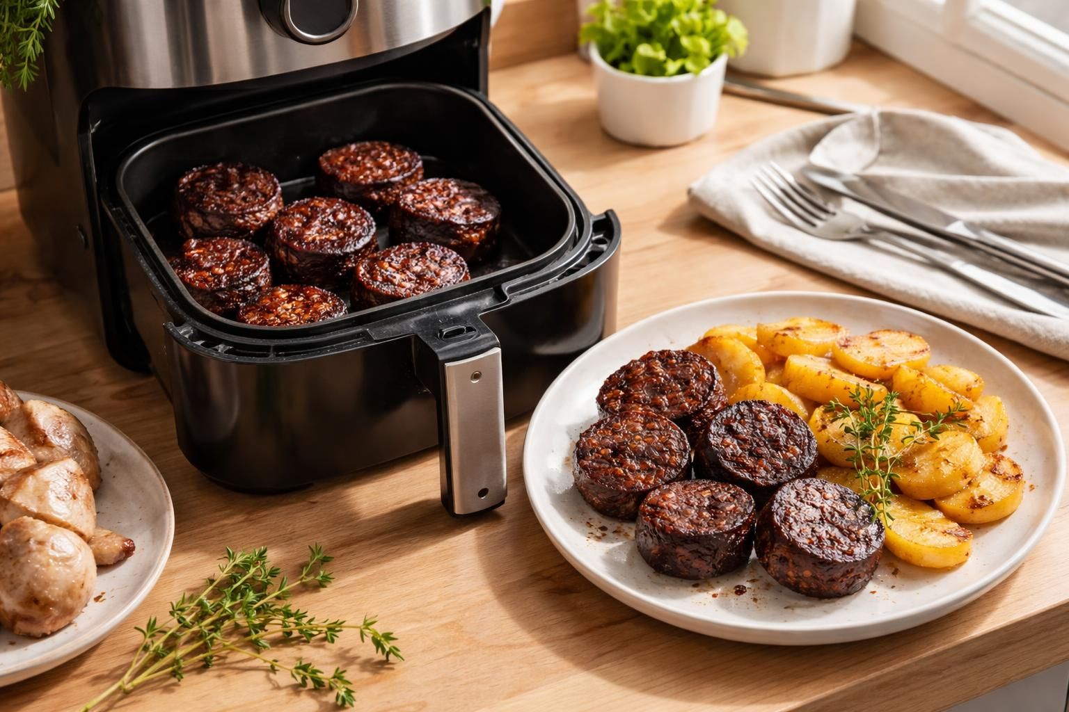 découvrez comment cuire le boudin noir rapidement et savoureusement grâce à l'airfryer, pour un plat croustillant et gourmand en un rien de temps.