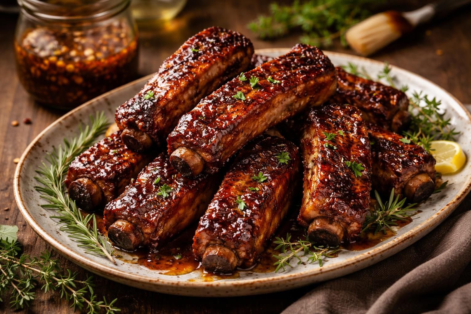 découvrez notre recette incontournable de marinade pour travers de porc au four, facile à préparer et délicieusement savoureuse, parfaite pour épater vos invités.
