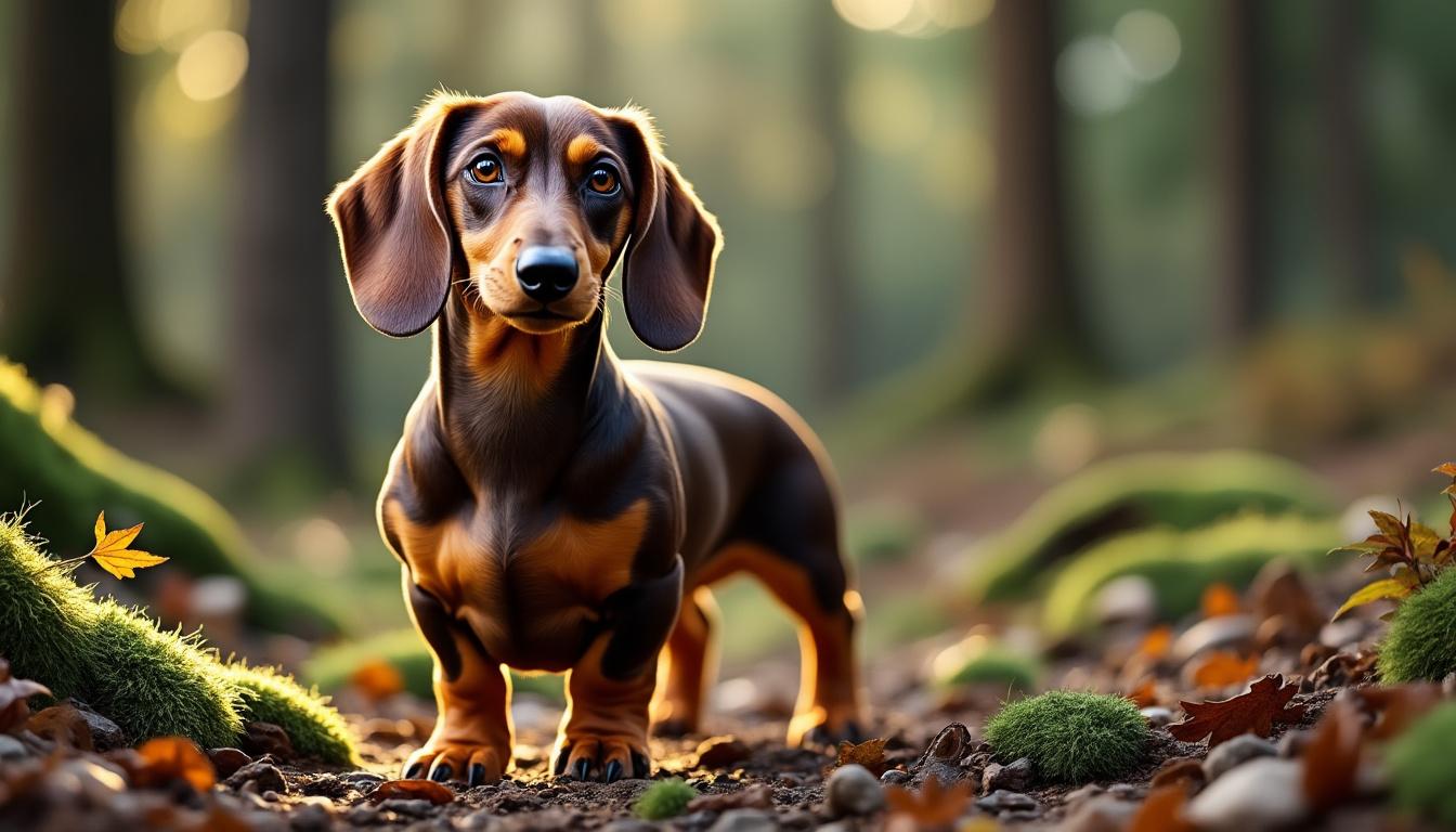 explorez les traits uniques et le tempérament attachant du teckel à poil ras, un chien au caractère vif et à l'apparence distinctive.