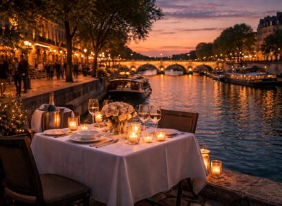 trouvez les meilleurs restaurants romantiques le long du quai de seine à paris pour une soirée inoubliable en amoureux.