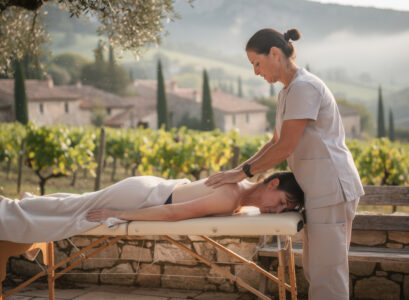 découvrez un massage énergétique au hameau de l'étoile à saint-martin-de-londres et éveillez vos sens pour une expérience de bien-être unique.