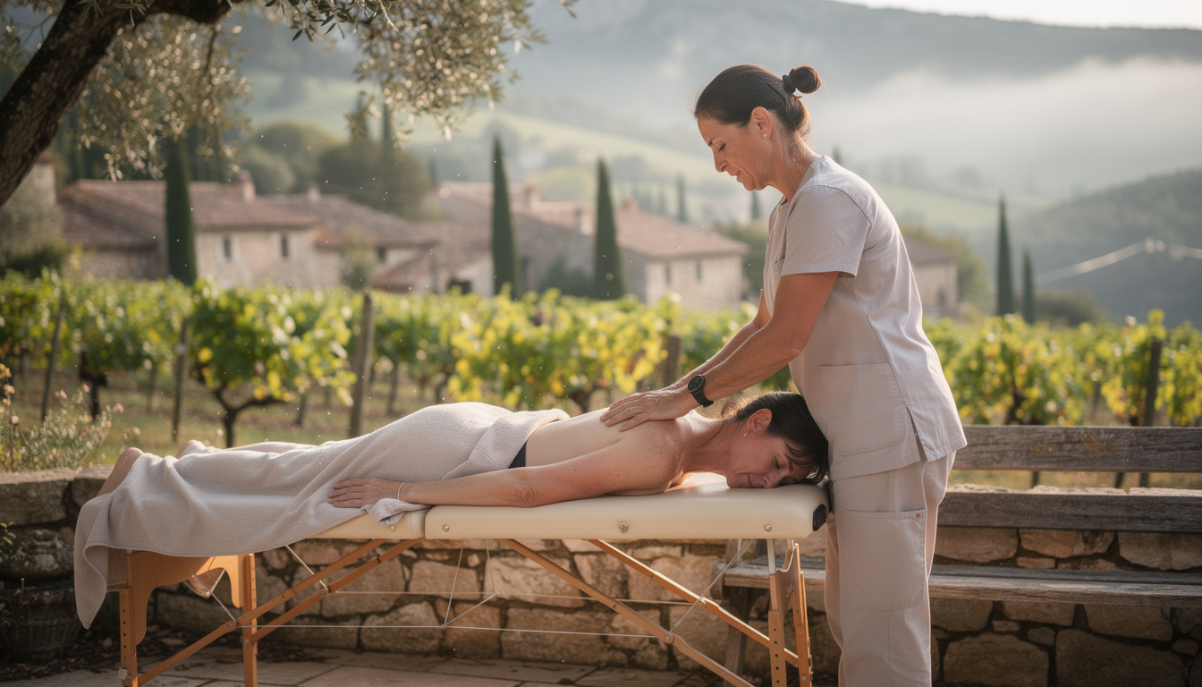 découvrez un massage énergétique au hameau de l'étoile à saint-martin-de-londres et éveillez vos sens pour une expérience de bien-être unique.
