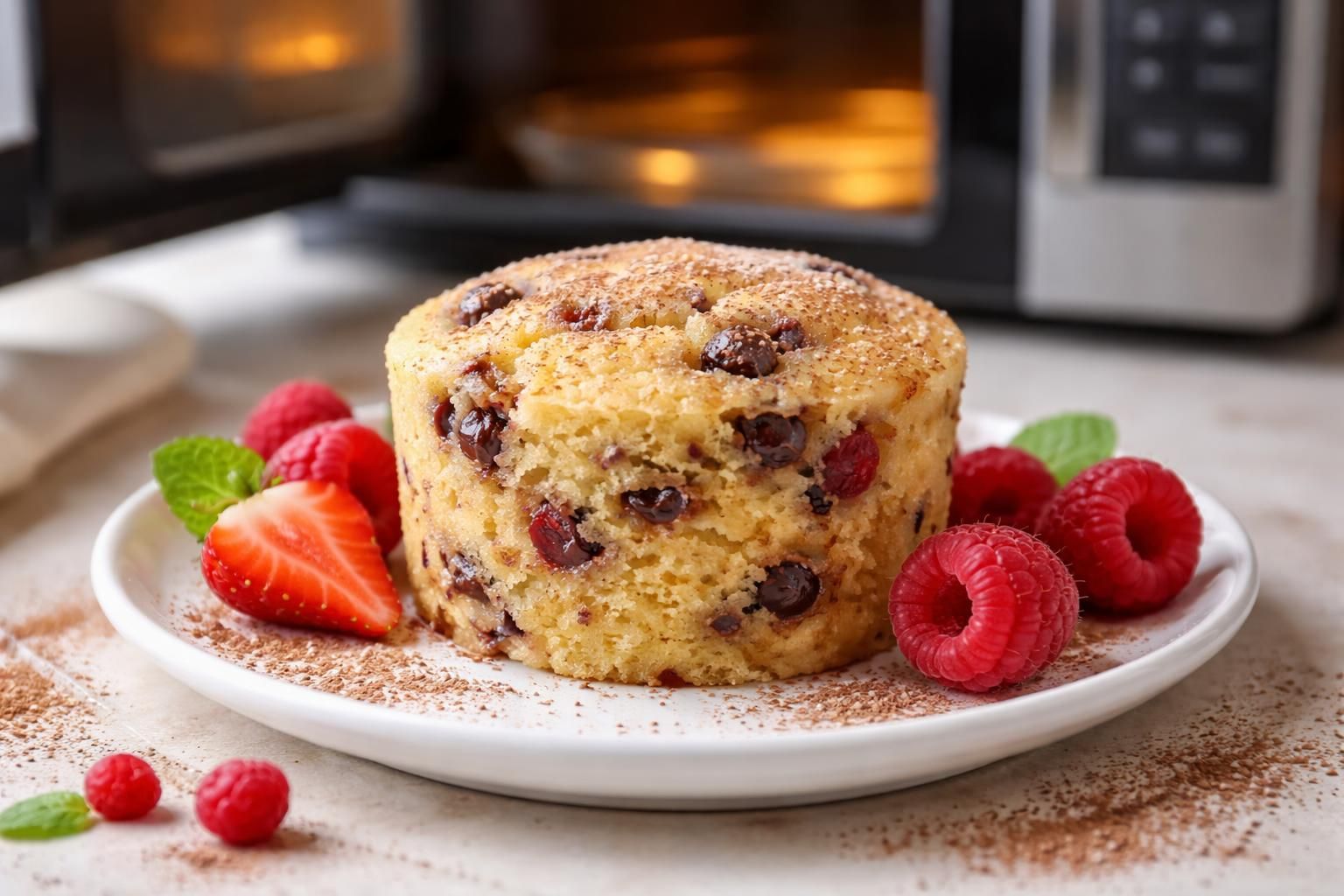 découvrez une recette facile et rapide de gâteau au micro-ondes prêt en 10 minutes, idéale pour satisfaire vos envies sucrées instantanément.