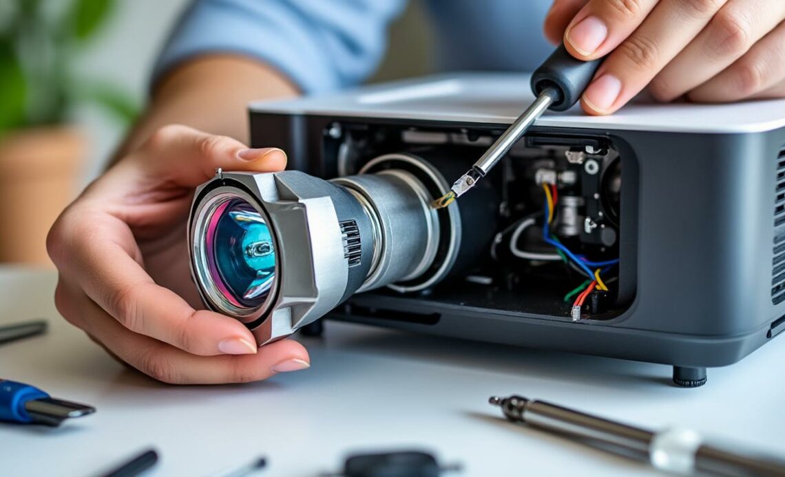 découvrez notre guide étape par étape pour remplacer facilement la lampe de votre vidéoprojecteur led et redonnez-lui une nouvelle vie en un rien de temps.