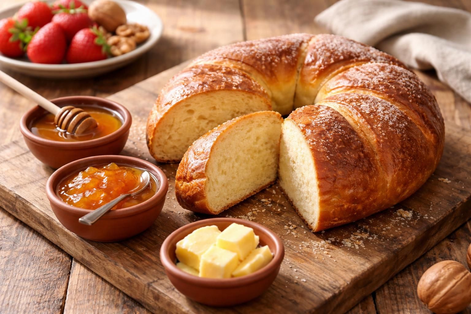 découvrez la recette traditionnelle de la fouace aveyronnaise, parfaite pour un goûter gourmand et convivial. suivez nos étapes simples pour réussir ce délice sucré typique de l'aveyron.