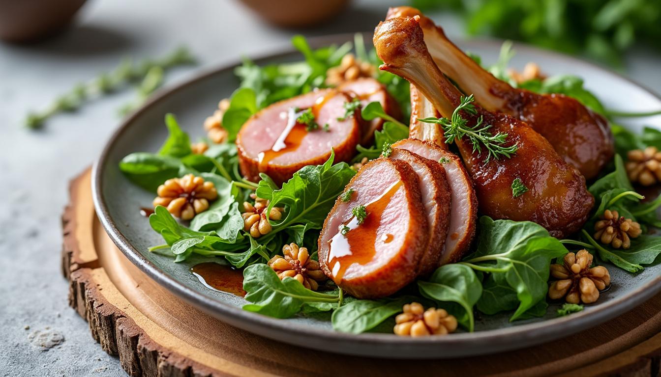 découvrez les bienfaits de la salade périgourdine aux gésiers confits, une recette savoureuse et équilibrée qui enrichira vos menus avec des saveurs authentiques et des ingrédients de qualité.