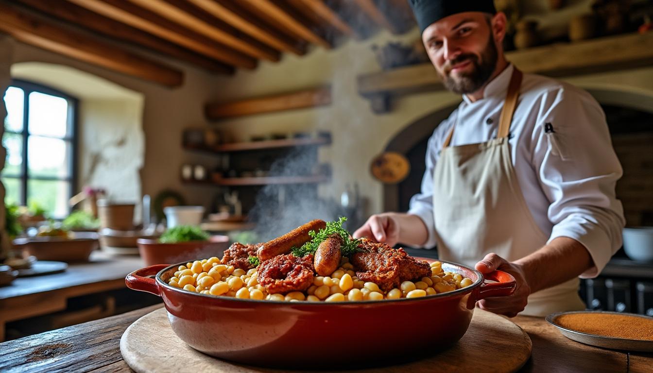 découvrez les secrets bien gardés de la véritable recette du cassoulet de castelnaudary. plongez dans l'univers de ce plat emblématique du sud-ouest de la france et apprenez à préparer un cassoulet savoureux, alliant tradition et authenticité. un voyage culinaire à ne pas manquer!