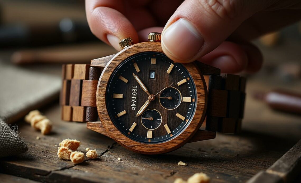 découvrez l'impact local de l'artisanat français grâce à notre montre en bois, un accessoire unique alliant élégance et éthique. soutenez les artisans locaux et portez un symbole de savoir-faire authentique tout en réduisant votre empreinte écologique.
