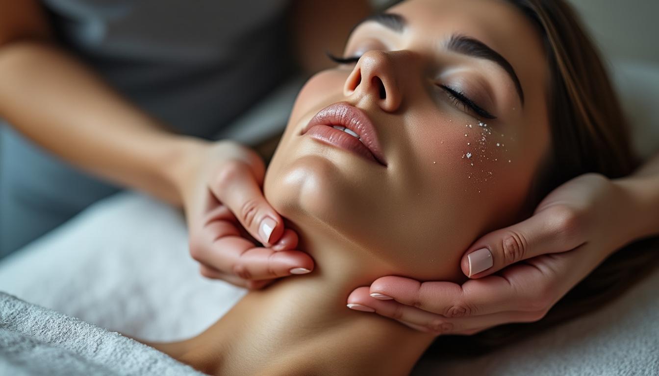 découvrez le masseur lifting visage minceur qui transforme votre routine beauté ! éliminez le double menton grâce à la luminothérapie et retrouvez un visage plus harmonieux et tonifié. offrez-vous une apparence rafraîchie et dynamique avec cette solution innovante.