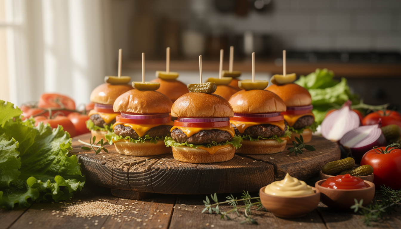 découvrez la recette des mini burgers faits maison, faciles à préparer et délicieux, qui séduisent tous les gourmands pour des moments conviviaux et savoureux.
