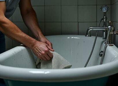 découvrez comment nettoyer efficacement une baignoire ancienne sans abîmer l’émail : conseils, produits doux et gestes adaptés pour préserver la brillance de votre baignoire.