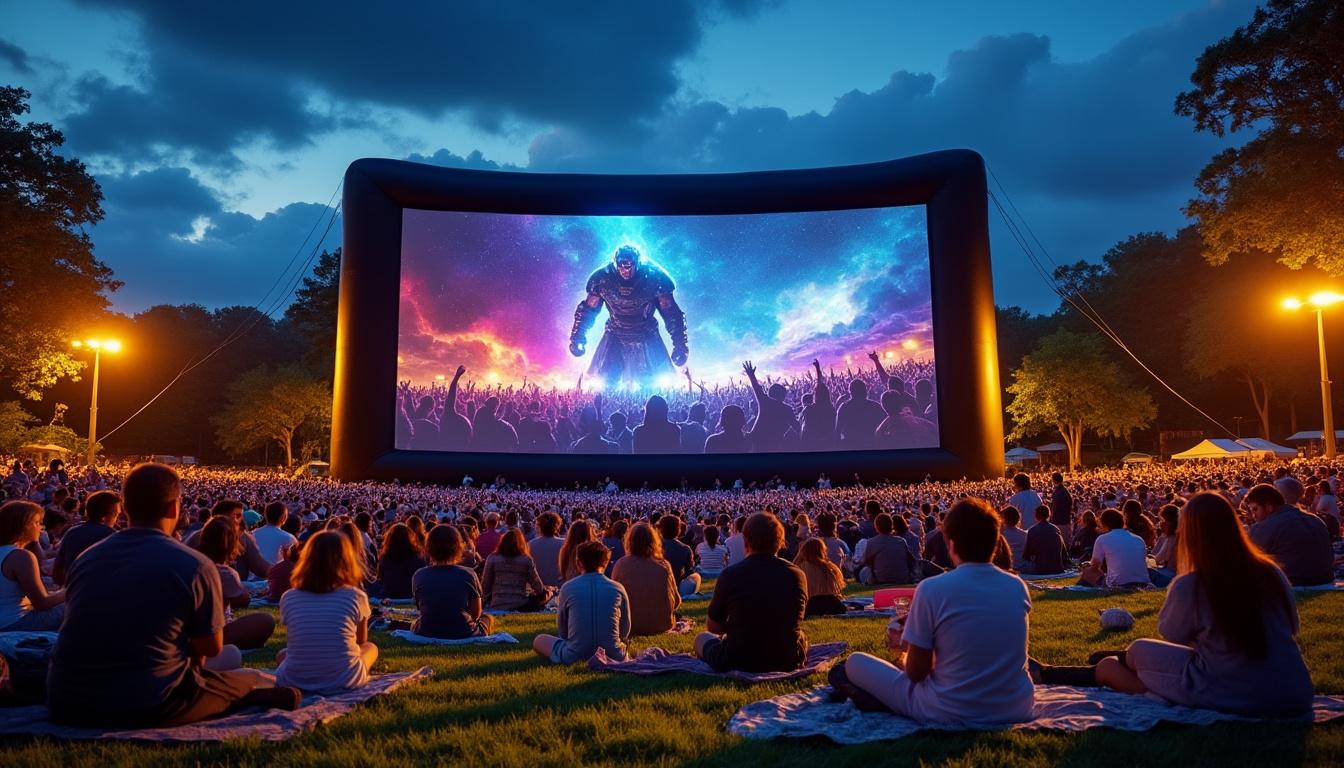 découvrez les avantages d'un écran de projection extérieur pour transformer vos soirées cinéma en plein air en moments inoubliables grâce à une qualité d'image optimale et une installation facile.