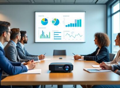 découvrez les avantages d'un vidéoprojecteur epson à focale courte pour des présentations professionnelles claires et impactantes, même dans des espaces restreints.