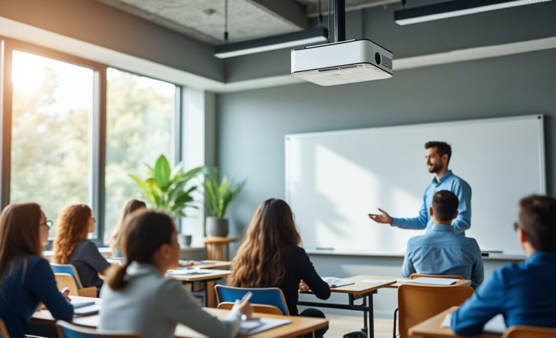 découvrez pourquoi les vidéoprojecteurs bureautique led sont parfaits pour les écoles : qualité d'image, économie d'énergie et durabilité adaptées aux environnements éducatifs.