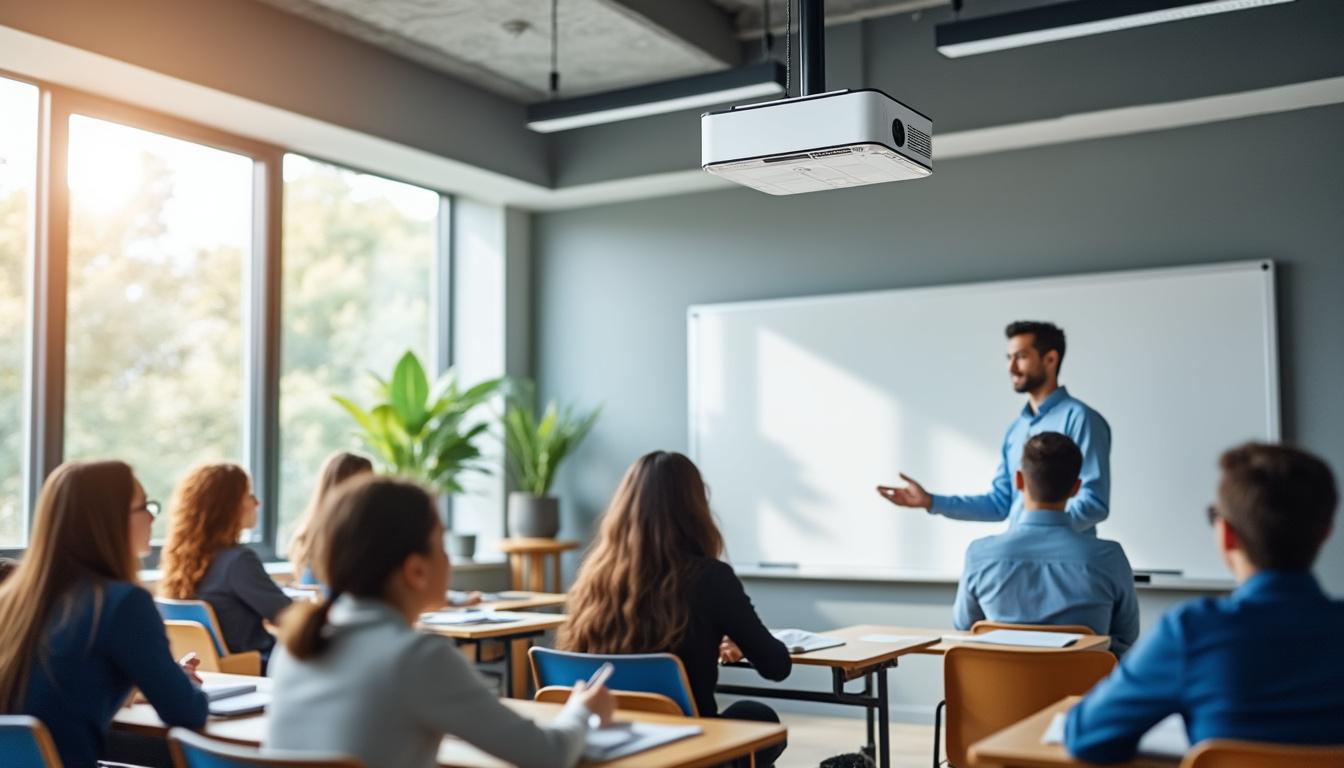 découvrez pourquoi les vidéoprojecteurs bureautique led sont parfaits pour les écoles : qualité d'image, économie d'énergie et durabilité adaptées aux environnements éducatifs.