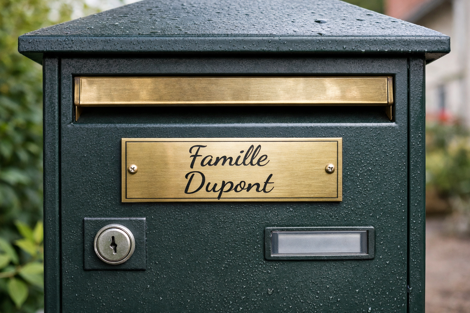 boîte aux lettres personnalisée