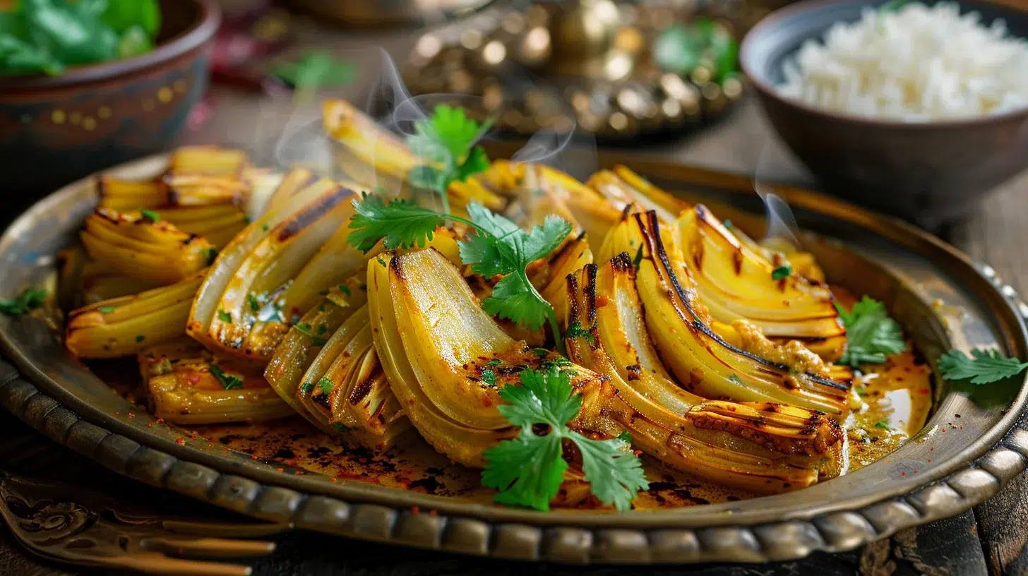 fenouil braisé au curry