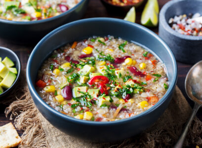 soupe quinoa de Colombie