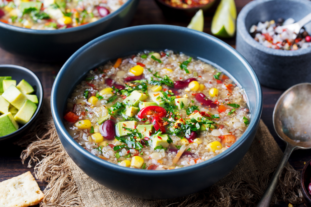 soupe quinoa de Colombie